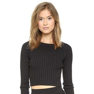 For Love and Lemons Back to Basics Cropped Sweater